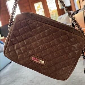 Rebecca Minkoff Brown Quilted Crossbody Bag